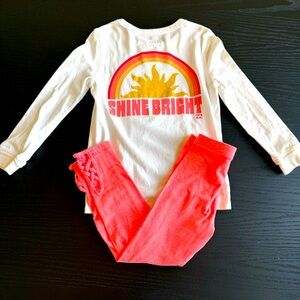 Billabong long sleeve tee with matching leggings!
